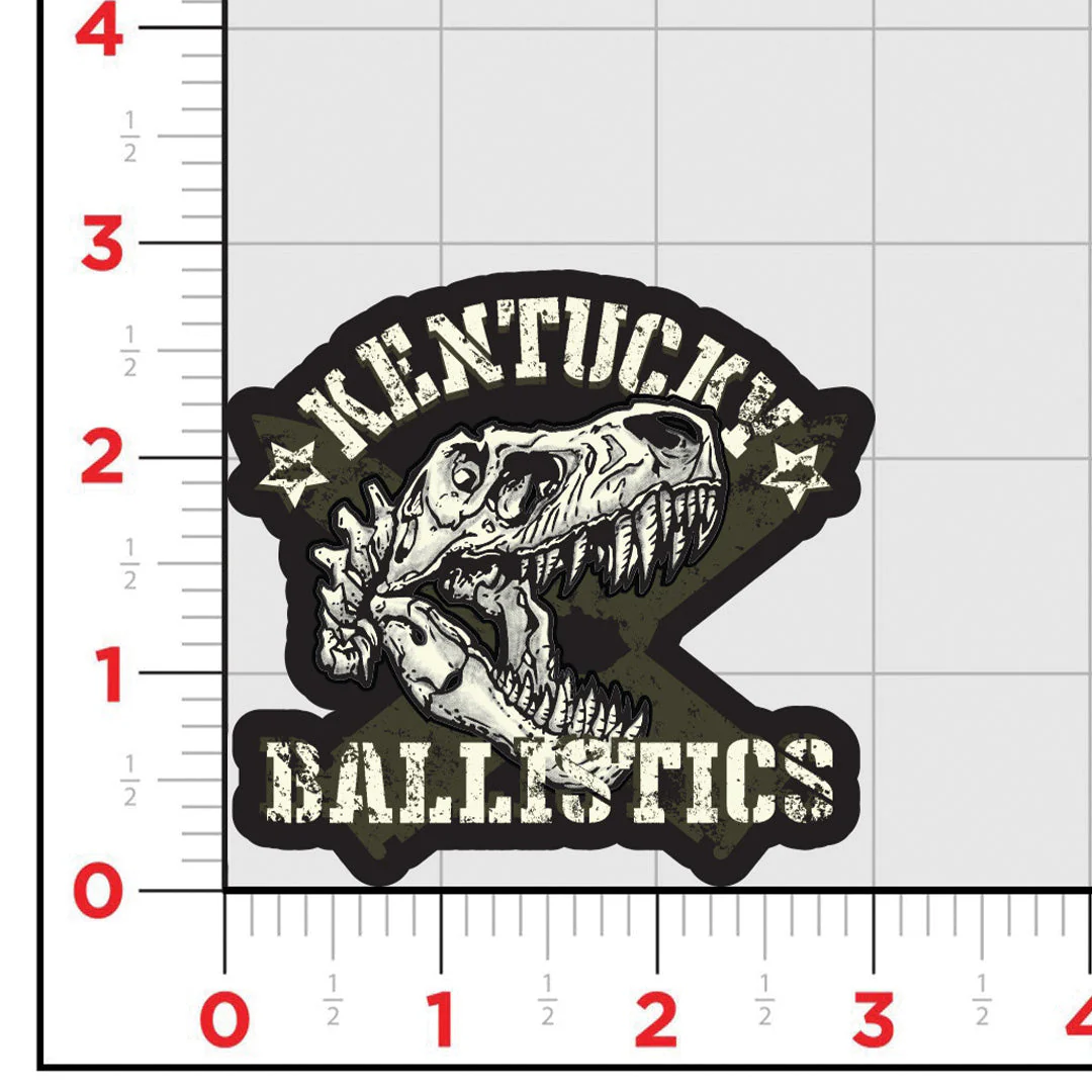 KB T-Rex Skull Sticker - Image 2