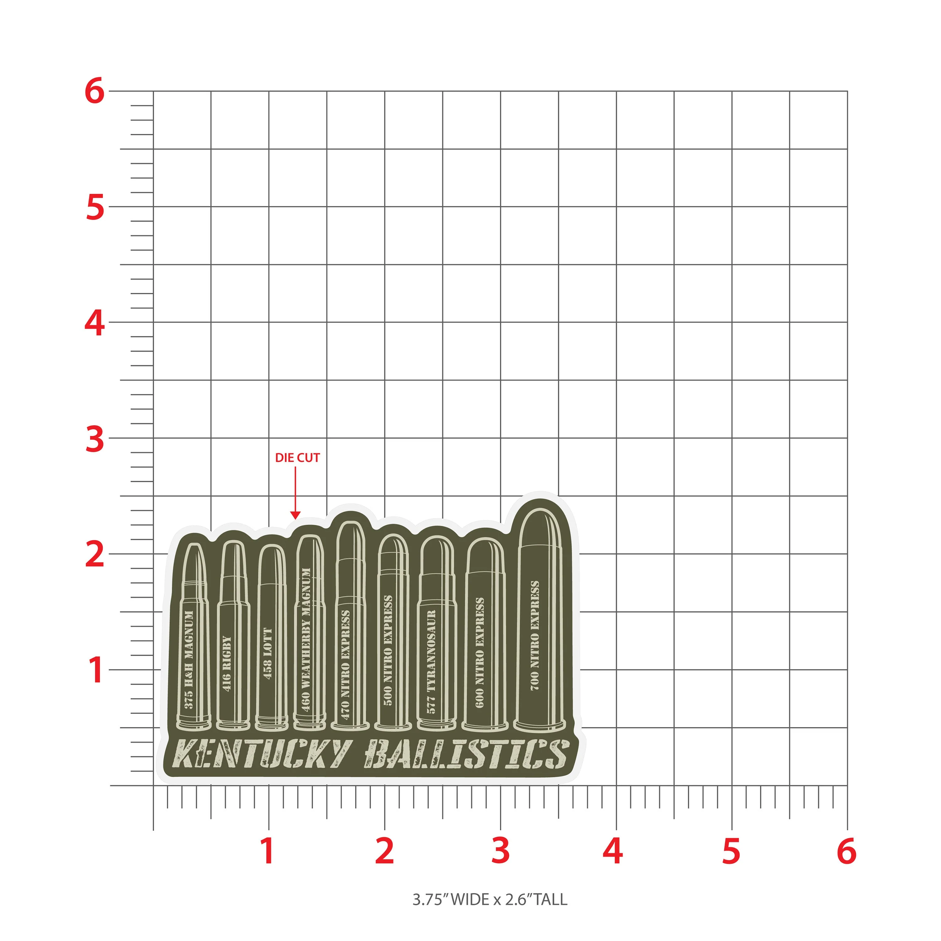 Kentucky Ballistics Sticker Bundle #1 - Image 4