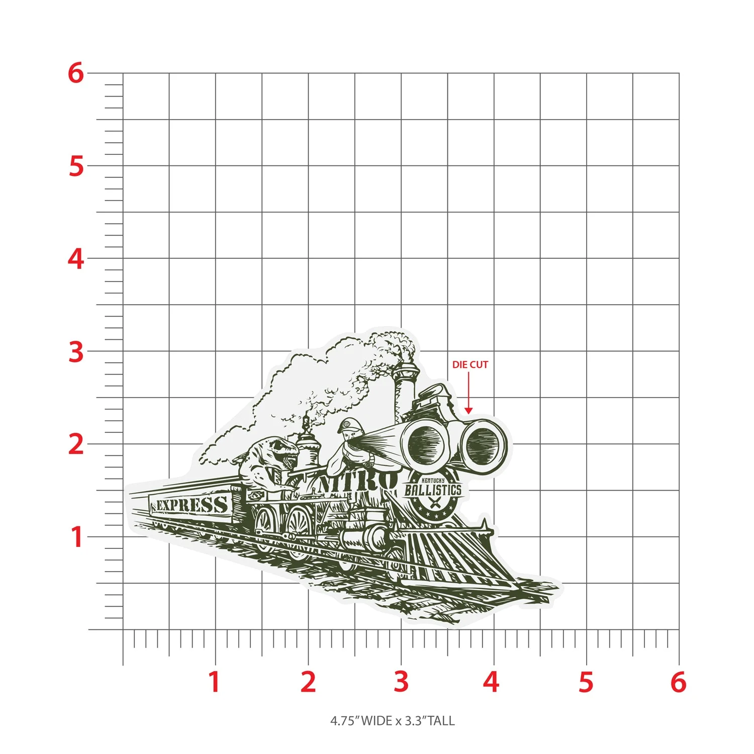 Nitro Express Sticker - Image 2