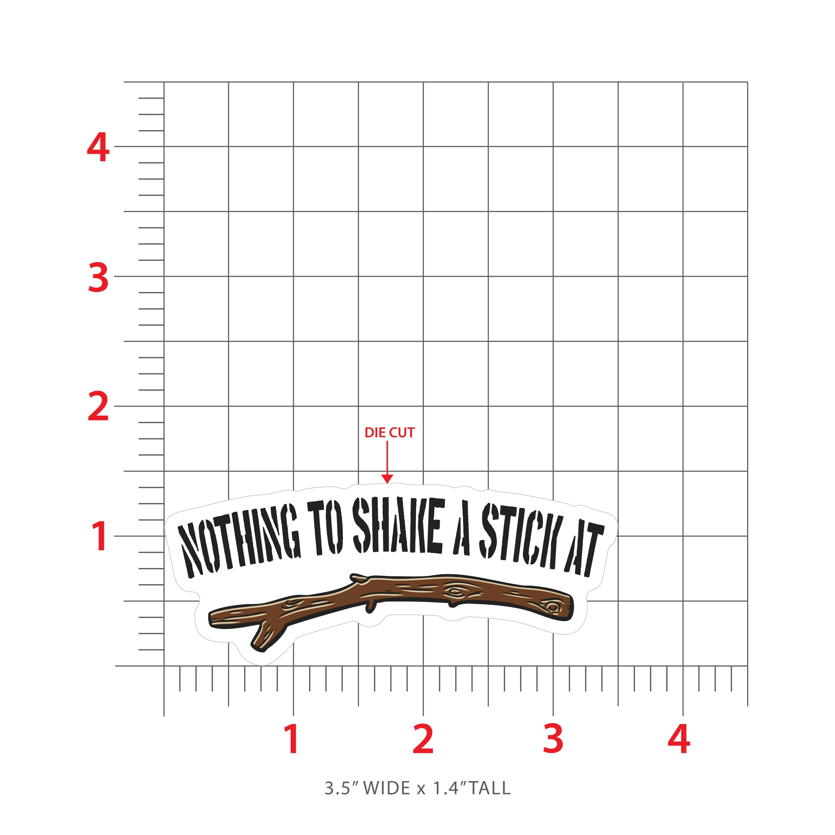 Shake A Stick At It Sticker - Image 2